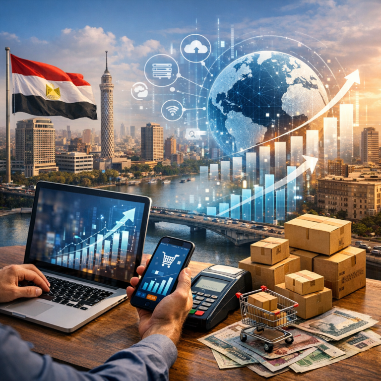 التجارة الرقمية وتأثيرها على الاقتصاد المصري